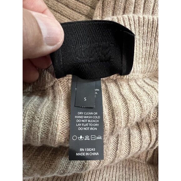 ONA Luna Sweater Pants in Tan - Picture 7 of 7